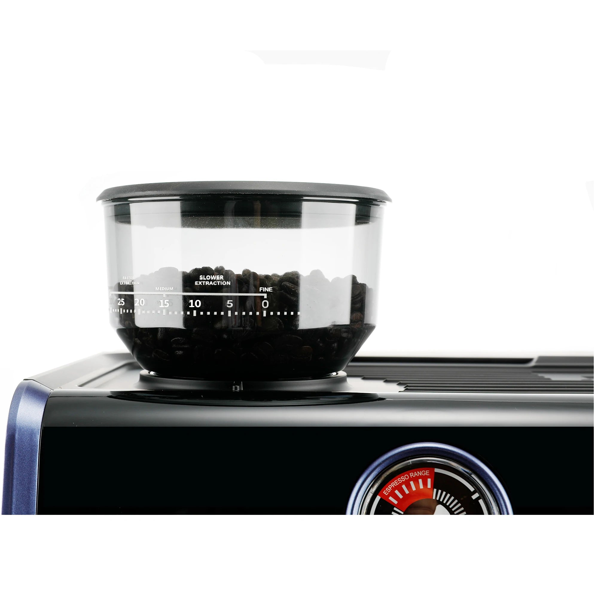 All in One Home Barista Semi-Auto Espresso Machine Black